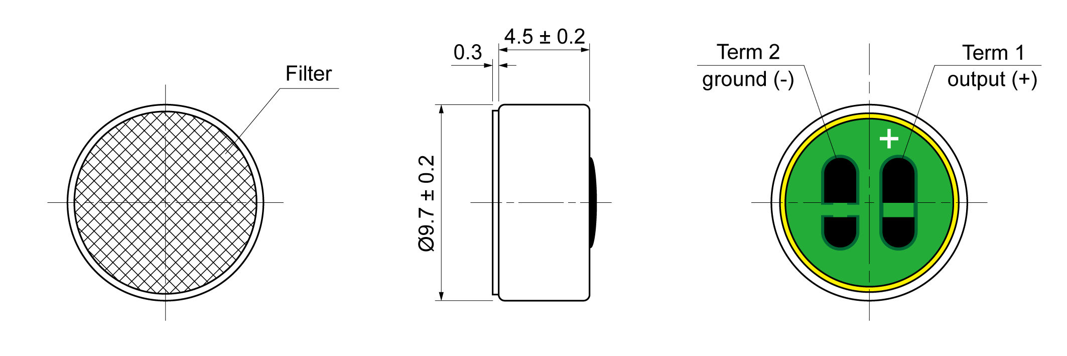 CMO9745-4522-403S-1033 Mechanical Drawing